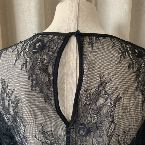 BLACK NO NAME LACE WHIMSIGOTH BLOUSE - Picture 8 of 8